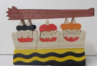 節分組み木教室