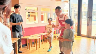 小学生親子向けけん玉ワークショップ