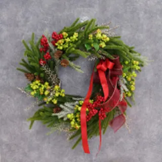 「パレフローラ」クリスマスリースワークショップ