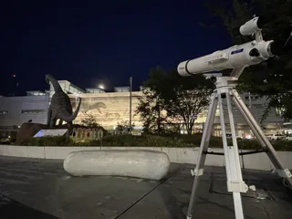 福井駅西口恐竜広場観望会「スーパームーンと土星を見よう」