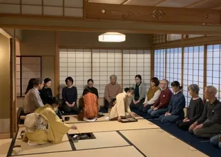 秋の夜散歩2025　秋の夜茶会