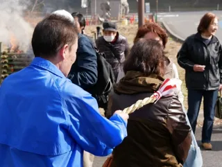 道の駅奥津温泉 てっちりこ祭り