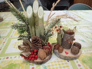 滝野の森でお正月　ミニ門松作り