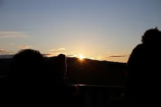 滝野の森で日の出を見よう