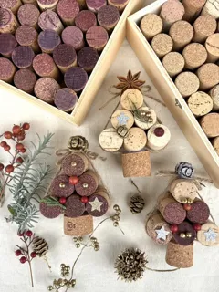 手のひらサイズのコルクツリーワークショップ