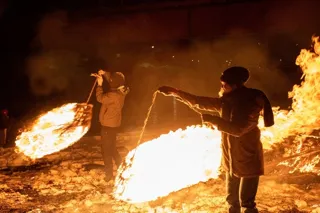 角館火振りかまくら