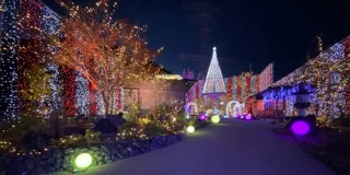 水車亭イルミネーション