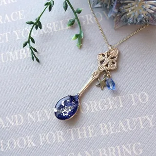 クラフトハートトーカイ（コクーンシティ店）12月夜空のスプーンネックレスワークショップ