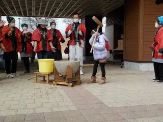 新春もちつき体験
