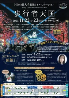 Himeji大手前通りイルミネーション 歩行者天国