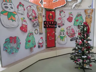 クリスマスの凧展