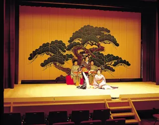 新春山中座舞台開き 舞初め鑑賞会