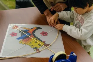 お正月限定イベント「凧作り体験」