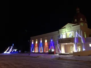 滝上・道の駅「イルミネーション」