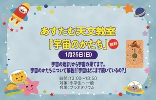 あすたむ天文教室「宇宙のかたち」