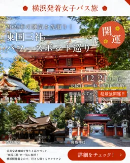 2025ラストの超最強開運日！関東最大級パワースポット 東国三社巡り