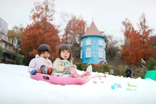 ムーミン谷でゆきあそび