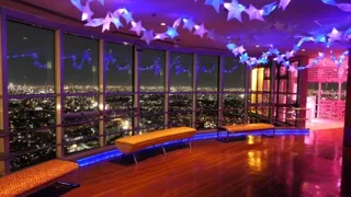 東山スカイタワー　冬のライトアップ