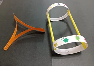 冬休み特別無料工作「くるくるフライト工作」