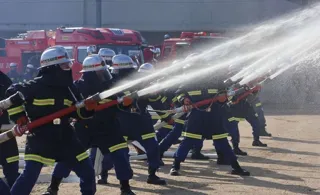 令和8年大竹市消防出初式