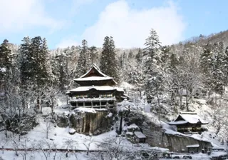 会津柳津　福満虚空藏菩薩圓藏寺　元朝詣り
