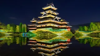 松本城プロジェクションマッピング