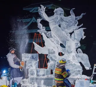 国宝松本城氷彫フェスティバル2026