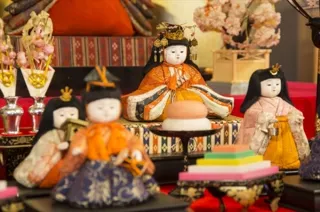 伊豆修善寺温泉女将の雛飾りin花小道