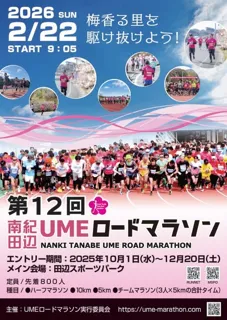 第12回 南紀田辺UMEロードマラソン