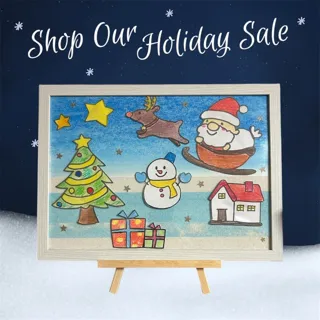 クリスマスサンドアート作り体験