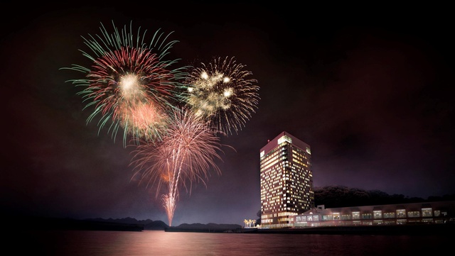 グランドプリンスホテル広島 30th Anniversary 花火打上