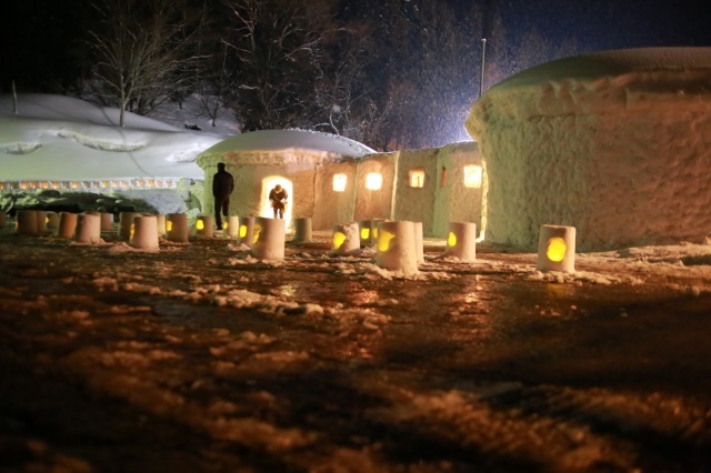 奥おおえ柳川温泉雪まつり