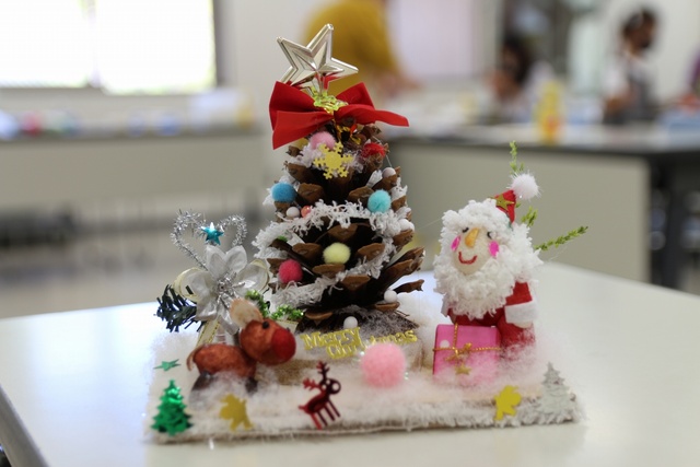 まゆ玉工作教室　クリスマス