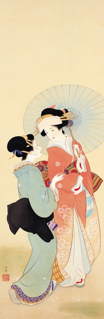Baikoan Collection: Bijin-ga of Snow, Moon, and Flowers