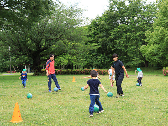 都立武蔵野公園「はらっぱスポーツ教室」(9月)
