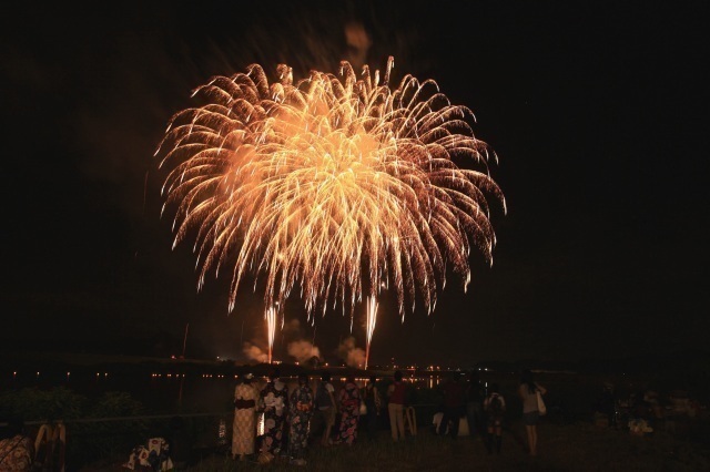 Reiwa 7th Year Naruse Lantern Fireworks Festival in Higashimatsushima