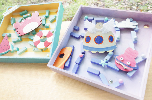 Summer Vacation Limited Wood Craft Labyrinth Ball Rolling