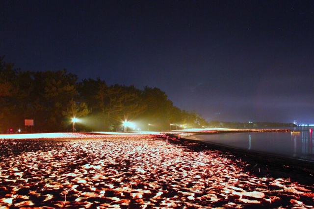 Amanohashidate Town Lights - Amanohashidate Sand Beach Light Up 2025