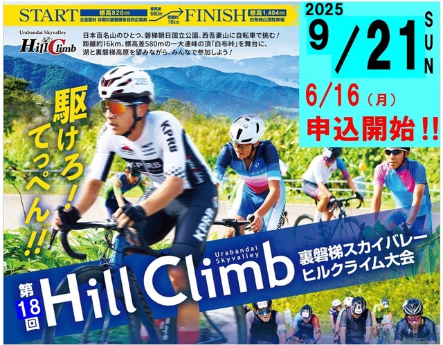 18th Urabandai Sky Valley Hill Climb Competition
