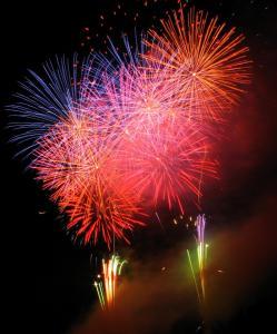 Ani Fireworks Festival and Lantern Floating