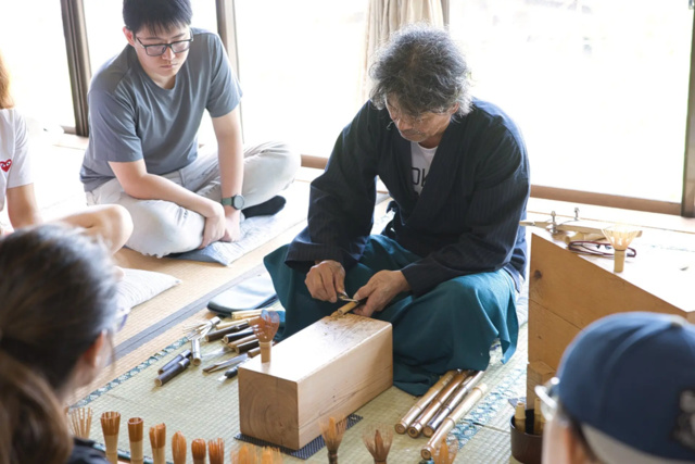 Learn from the masters: Make a tea whisk using techniques passed down for over 500 years