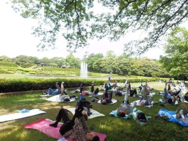 森でフィットネス（8月）