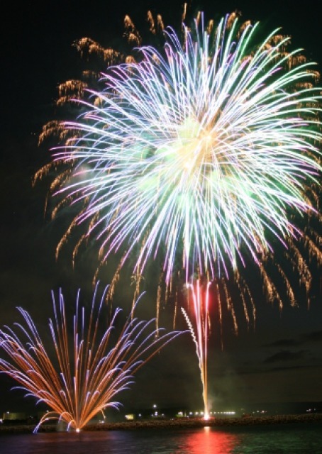 Bouzenn City Port Festival Fireworks Display