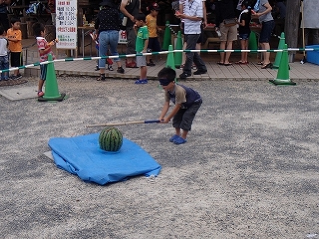 広島市森林公園 スイカ割り大会（8月）