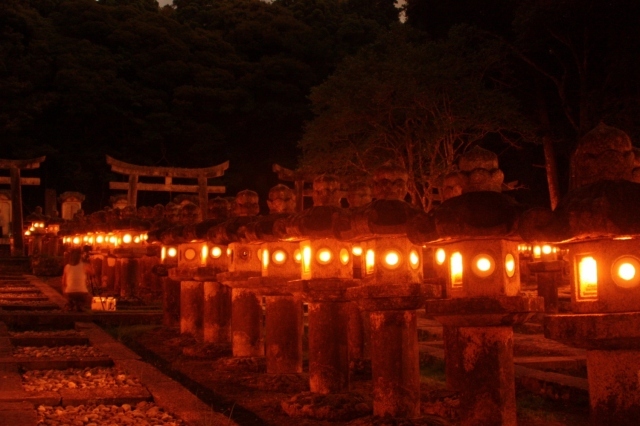 萩・万灯会（送り火）