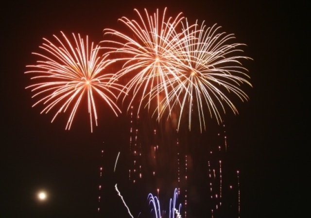 Isawa Onsen Cormorant Fishing Fireworks