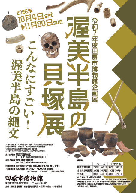 企画展　渥美半島の貝塚展