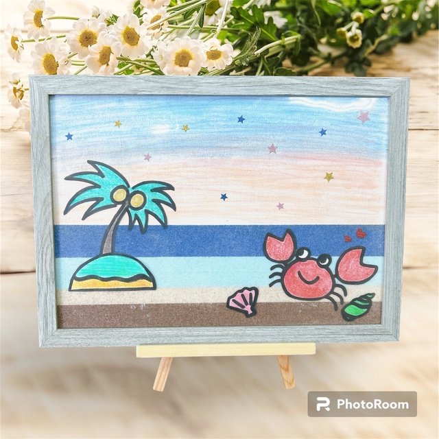 ちびっこ工作体験（夏のサンドアート）