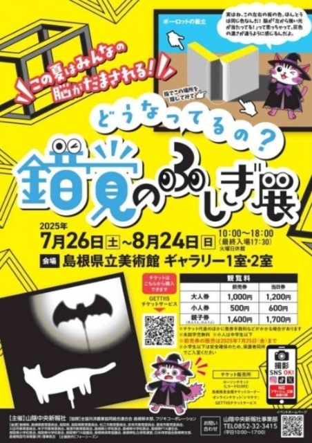 どうなってるの ? 錯覚のふしぎ展