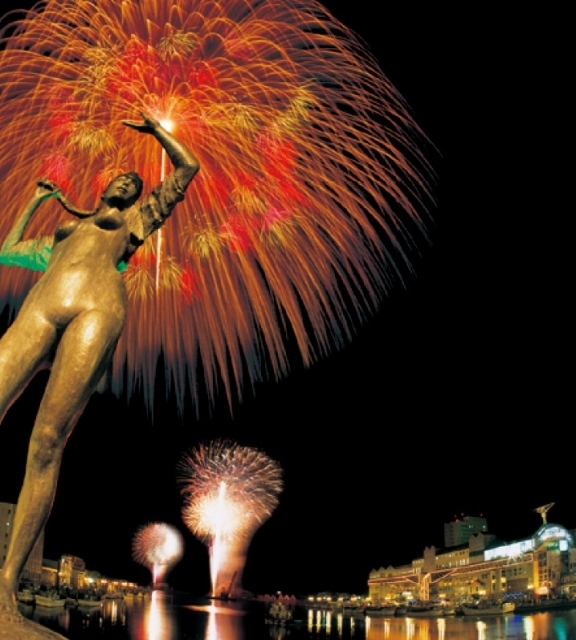 第22回　釧路大漁どんぱく　花火大会